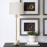 Lighting Hemisphere Brass Buffet Lamp