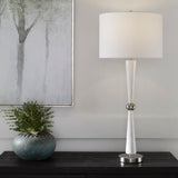 Lighting Hourglass White Table Lamp