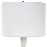 Lighting Hourglass White Table Lamp