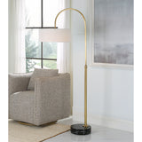 Lighting Huxford Brass Arch Floor Lamp
