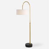 Lighting Huxford Brass Arch Floor Lamp