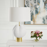 Lighting In Bloom White Table Lamp