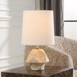 Lighting Indent Travertine Accent Lamp