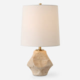 Lighting Indent Travertine Accent Lamp