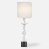 Lighting Inverse White Marble Table Lamp