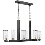 Lighting Jarsdel 6 Light Industrial Island Light