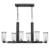 Lighting Jarsdel 6 Light Industrial Island Light