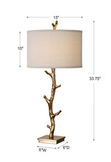 Lighting Javor Tree Branch Table Lamp