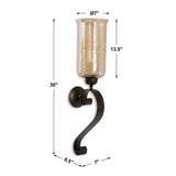 Lighting Joselyn Bronze Candle Wall Sconce