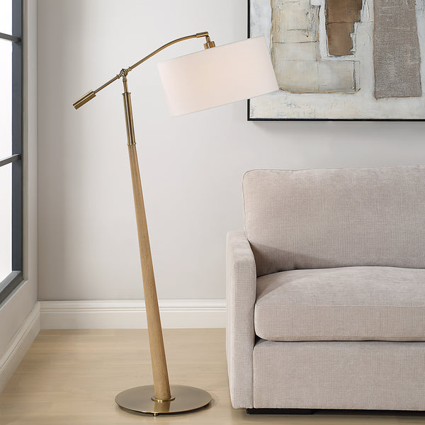 Lighting Kennett Wooden Floor Lamp
