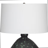 Lighting Killarney Distressed Green Table Lamp