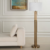 Lighting Knox Travertine Floor Lamp