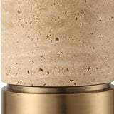 Lighting Knox Travertine Floor Lamp