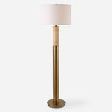 Lighting Knox Travertine Floor Lamp