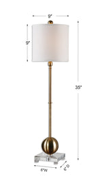 Lighting Laton Brass Buffet Lamp