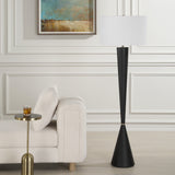 Lighting Layla Black Tapered Floor Lamp
