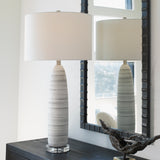 Lighting Levadia Matte White Table Lamp