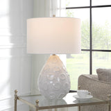 Lighting Loop White Glaze Table Lamp