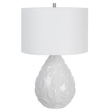 Lighting Loop White Glaze Table Lamp