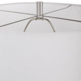 Lighting Loop White Glaze Table Lamp