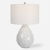 Lighting Loop White Glaze Table Lamp