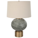Lighting Lunia Gray Glass Table Lamp