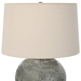 Lighting Lunia Gray Glass Table Lamp