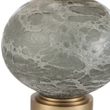 Lighting Lunia Gray Glass Table Lamp