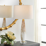Lighting Lyra White & Gold Table Lamp