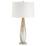 Lighting Lyra White & Gold Table Lamp