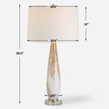 Lighting Lyra White & Gold Table Lamp