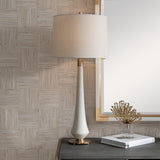 Lighting Marille Ivory Stone Table Lamp