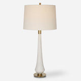 Lighting Marille Ivory Stone Table Lamp