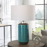 Lighting Maui Aqua Blue Table Lamp