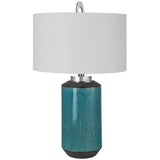 Lighting Maui Aqua Blue Table Lamp