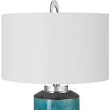Lighting Maui Aqua Blue Table Lamp