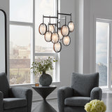 Lighting Maxin Dark Bronze 9 Light Chandelier