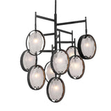 Lighting Maxin Dark Bronze 9 Light Chandelier