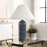 Lighting Mayetta Deep Blue Table Lamp