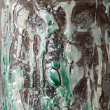 Lighting Meltdown Ivory Teal Table Lamp