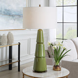 Lighting Mendell Moss Green Table Lamp