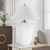 Lighting Merriton Matt White Table Lamp
