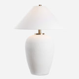 Lighting Merriton Matt White Table Lamp