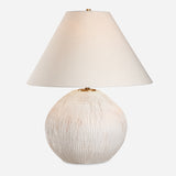 Lighting Meryl Aged White Table Lamp
