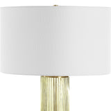 Lighting Mirah Olive Glass Table Lamp