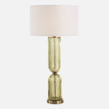 Lighting Mirah Olive Glass Table Lamp