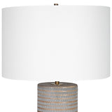 Lighting Monolith Gray Table Lamp