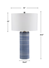 Lighting Montauk Striped Table Lamp