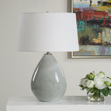 Lighting Moray Gray Glaze Table Lamp