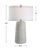 Lighting Mountainscape Ceramic Table Lamp